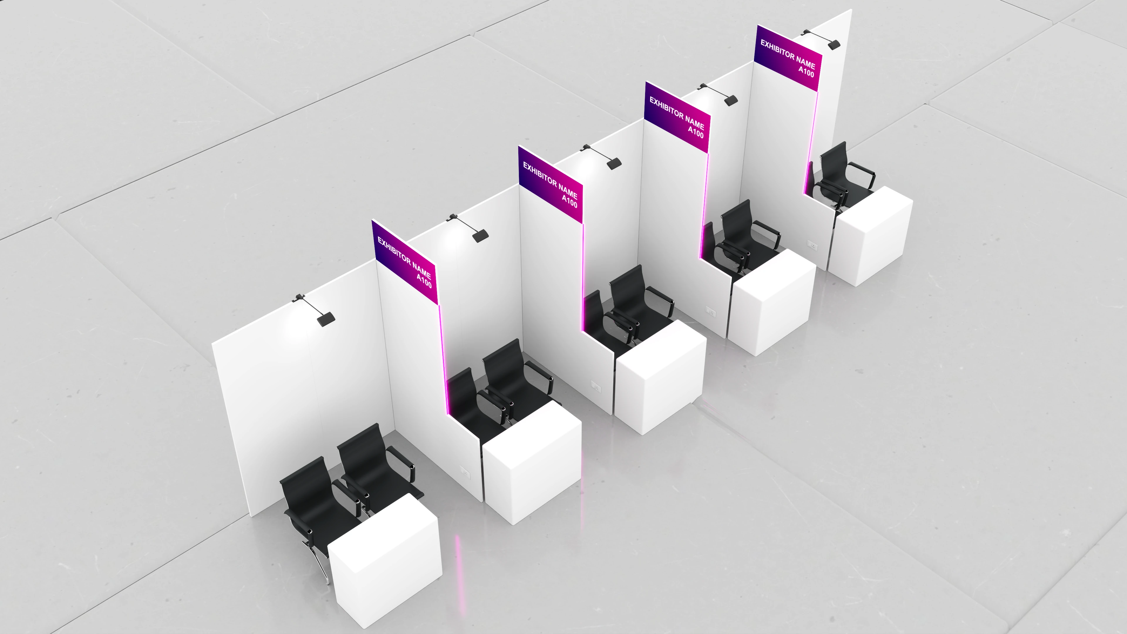 Startup POD layout without TV screens